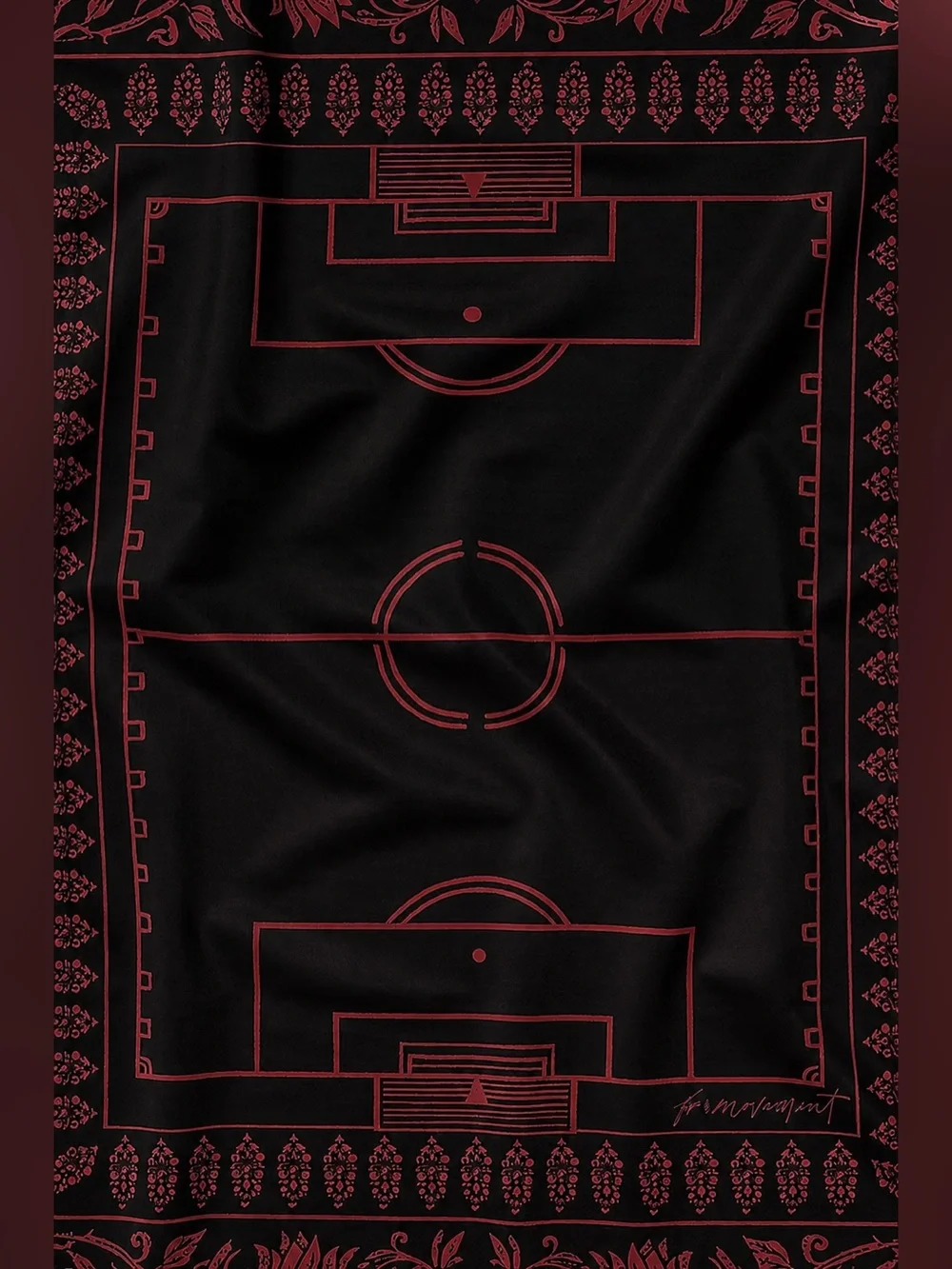 NWT FREE PEOPLE MOVEMENT Olé '26 Bandana | Black/Red MSRP $24